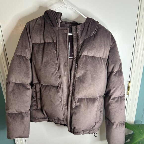 MPG Jackets & Blazers - NWOT MPG Velvet Puffer Jacket 650 Fill Power – Women’s Large